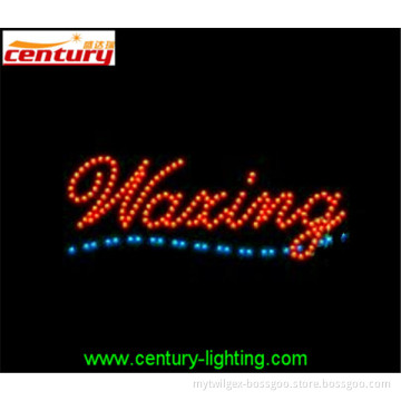wholesale china factory price waxing animated led sign